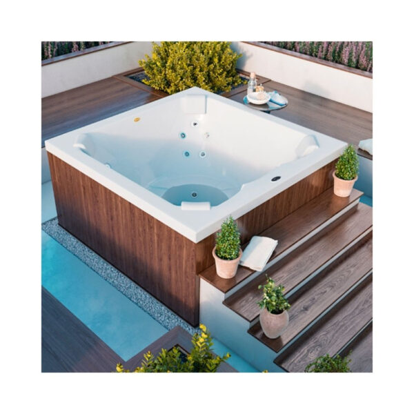 SPA J185 VIP, 180X180X89, CON FALDON, CROMOTERAPIA Y FILTRACION AUTOMATICA<br>99605784
