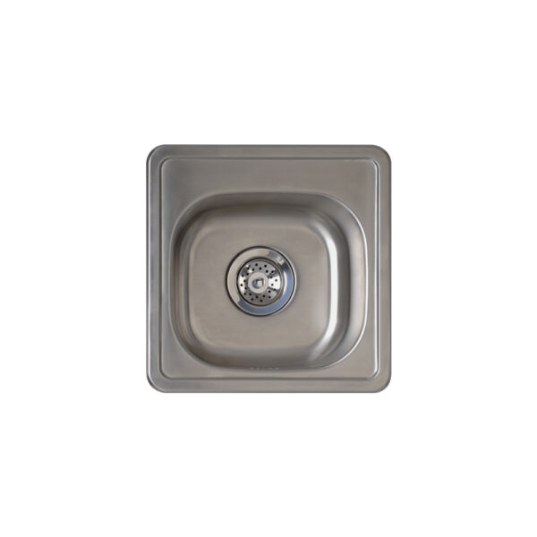 Fregadero un Pozo con Repisa 41 cm<br>BL-610