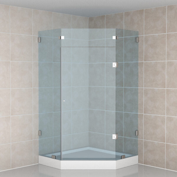CABINA DE BAÑO P/ DUCHA POLIGONAL 6MM/8MM<br>907