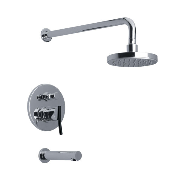 Juego Monocomando para Ducha y Tina LIBBY<br>E106/39 CRN