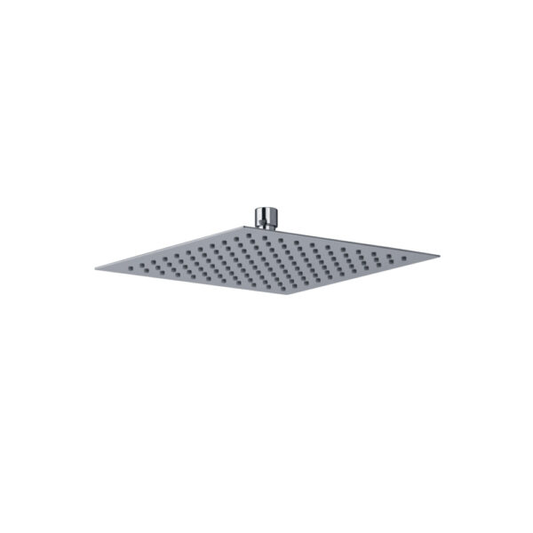 Cabeza de Ducha Cuadrada de Acero Inoxidable 25 cm.<br>E126.32