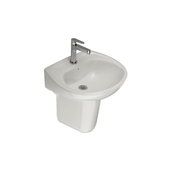 Lavabo Gala con Medio Pedestal<br>E207