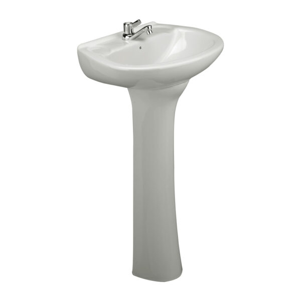 Lavabo Roma con Pedestal Alargado<br>E216