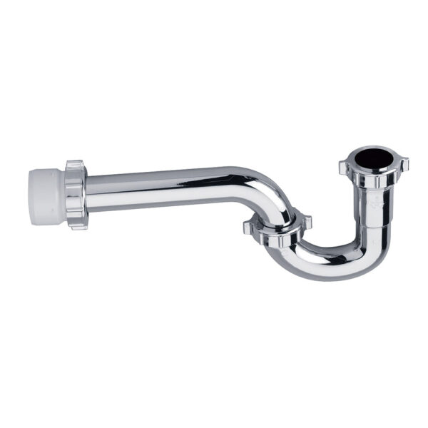 Sifón de Resina Plástica para Lavabo - Acabado Cromo - Medida  1 1/4"<br>E240 RA 1 1/4" DH CR