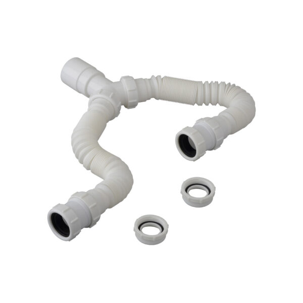 Doble Sifón Extensible Universal<br>E245.02W RA DH