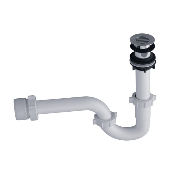 Conjunto Desagüe de Rejilla y Sifón Plástico - Medida  1 1/4"<br>E2460.01 RA DH