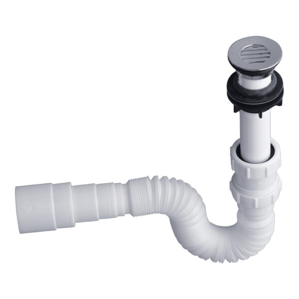 Conjunto Desagüe de Rejilla con Sifón Extensible Universal - Medida 1 1/4"<br>E2460.02U RA DH