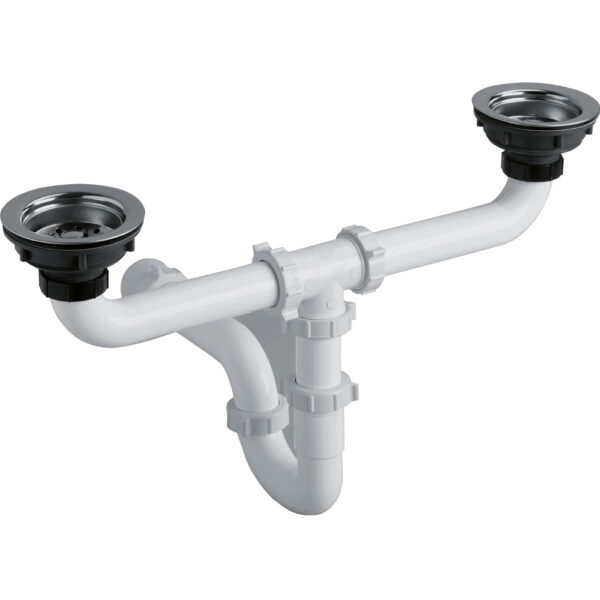 Conjunto Desagües de Canastilla y Sifón - 1 1/2"<br>E246.06A.02 DH
