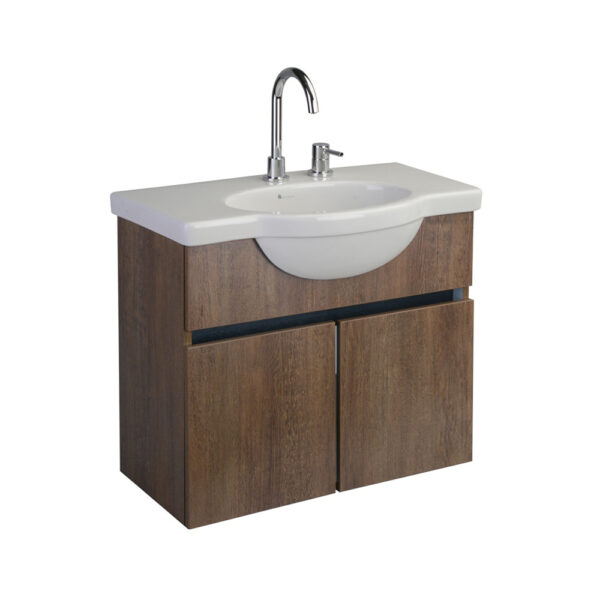 Lavabo Marsella 65 cm con Mueble Suspendido Caramelo<br>E267-BLCM