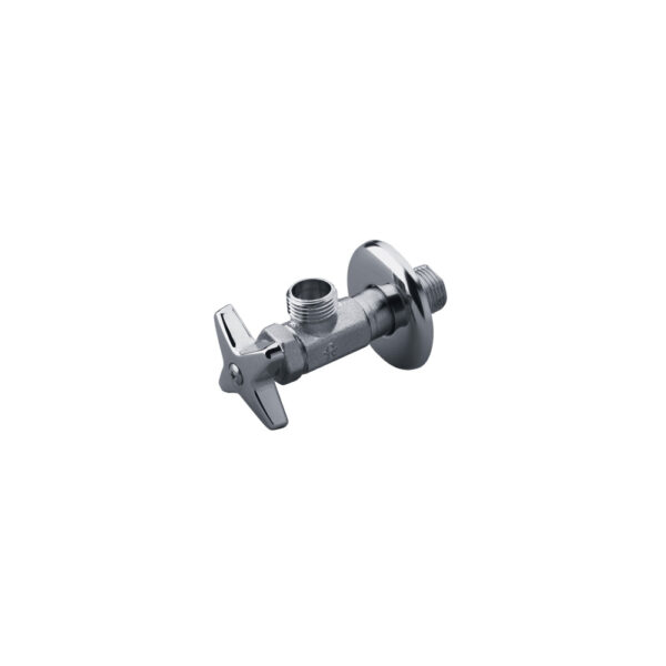 Llave Angular Metálica para Manguera Flexible de 1/2"<br>E269.04 DH