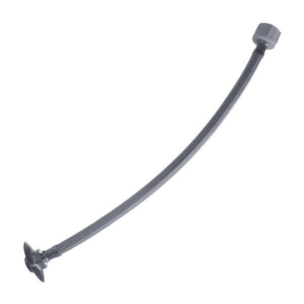 Manguera Flexible 16" para Inodoro - Conexión Giratoria - Conexión a 1/2".<br>E275.22.40 DH