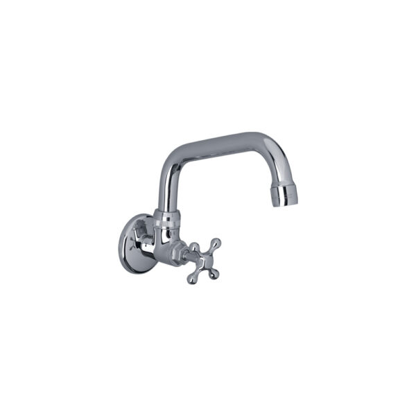 Llave de Pared con Pico Alto para Cocina CRUZ FIJA<br>E420.01/13