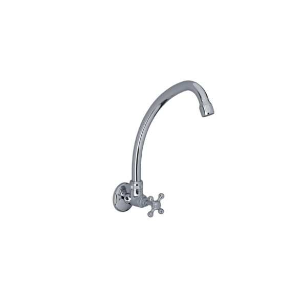 Llave de Pared con Pico Alto Plus para Cocina CRUZ FIJA<br>E420.03/13
