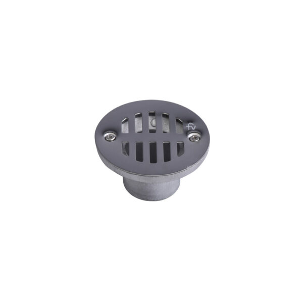 Rejilla de Piso. Cuerpo de Aluminio - Tapa de Acero Inoxidable. Medida 44 mm.<br>E591.08.06 DH
