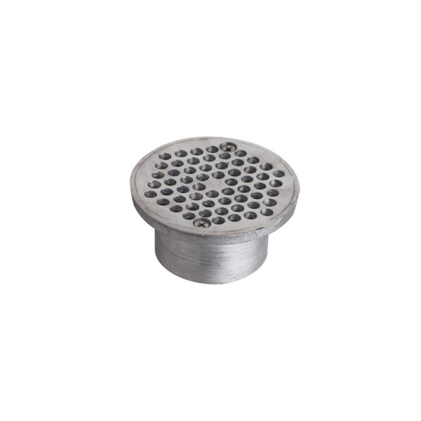 Rejilla Redonda Anticucaracha con Sifón / SA-75x50 mm.<br>E592.08.01
