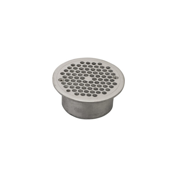 Rejilla Redonda Anticucaracha con Sifón / SA-100x75 mm.<br>E592.10.01