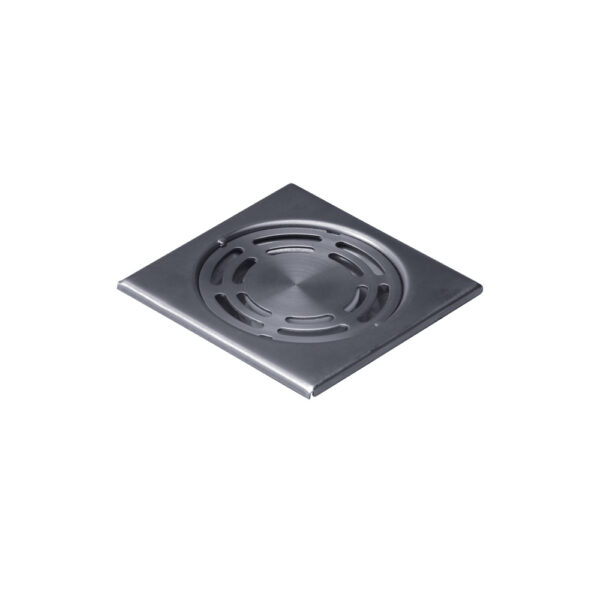 Rejilla Cuadrada de Piso - Diseño Circular - con Sifón<br>E593.10.06 DH